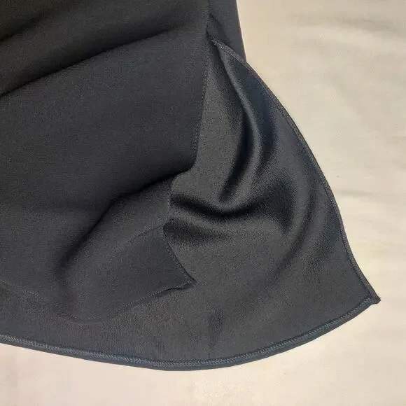 Vtg Jackie Rogers Silk Beaded Whimsigoth Black Sequin Fairy Grunge Prom Dress 6 - Picture 8 of 13